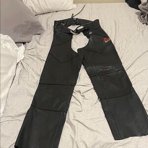 Harley-Davidson Black Leather Overalls